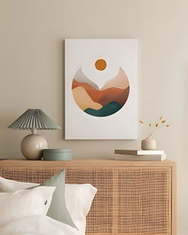 Wallity Artcanvas96 Lienzo Decorativo Multicolor 40 x 60 cm
